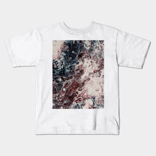 Earth Tones Abstract Kids T-Shirt